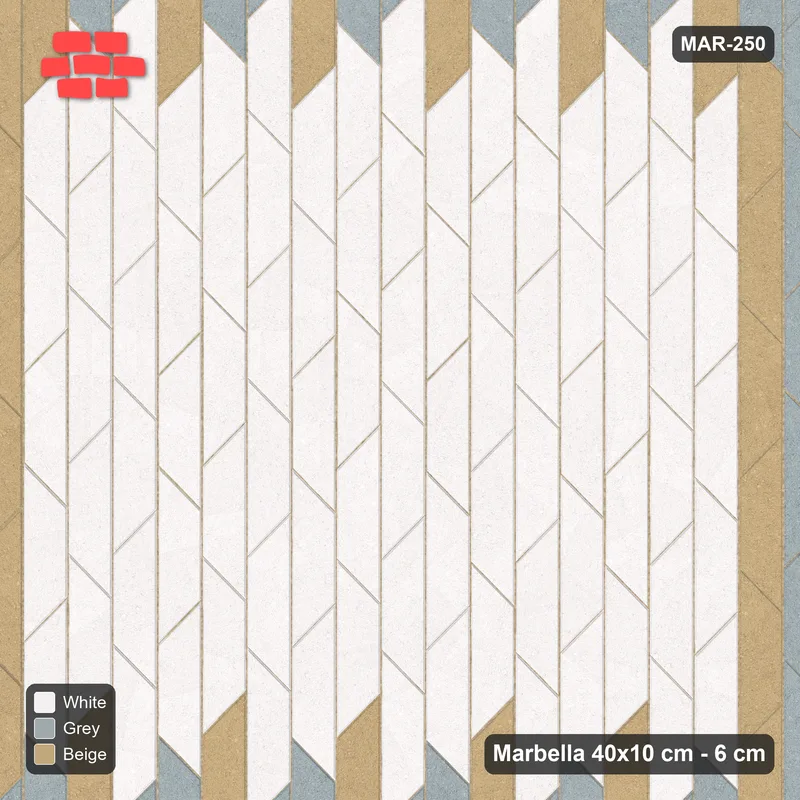 Interlock (Pasco) 40x10 cm · MAR-250 · Upright Double Border Frame - Coastal with Kerb Frame · Top view Interlock (Pasco) 40x10 cm · MAR-250 · Upright Double Border Frame - Coastal with Kerb Frame · Top view