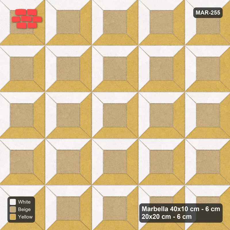 Interlock (Pasco) 40x10 cm · MAR-255 · Three-Tone Corner-Lit Frame - Golden Sand (white-yellow-beige) · Top view Interlock (Pasco) 40x10 cm · MAR-255 · Three-Tone Corner-Lit Frame - Golden Sand (white-yellow-beige) · Top view