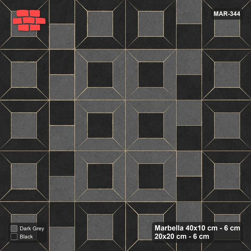 Interlock (Pasco) 40x10 cm · MAR-344 · Outer Module Ring - Night Sky with Square Columns · Top view Interlock (Pasco) 40x10 cm · MAR-344 · Outer Module Ring - Night Sky with Square Columns · Top view