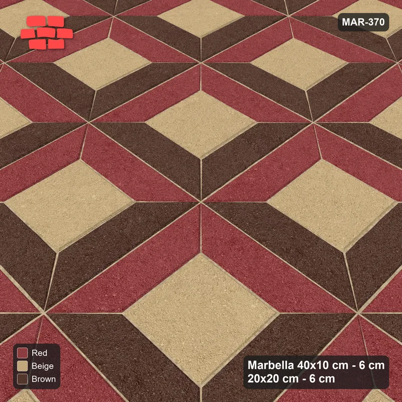 Interlock (Pasco) 40x10 cm · MAR-370 · Three-Tone Corner-Lit Frame - Tuscany (red-brown-beige) · Side view Interlock (Pasco) 40x10 cm · MAR-370 · Three-Tone Corner-Lit Frame - Tuscany (red-brown-beige) · Side view