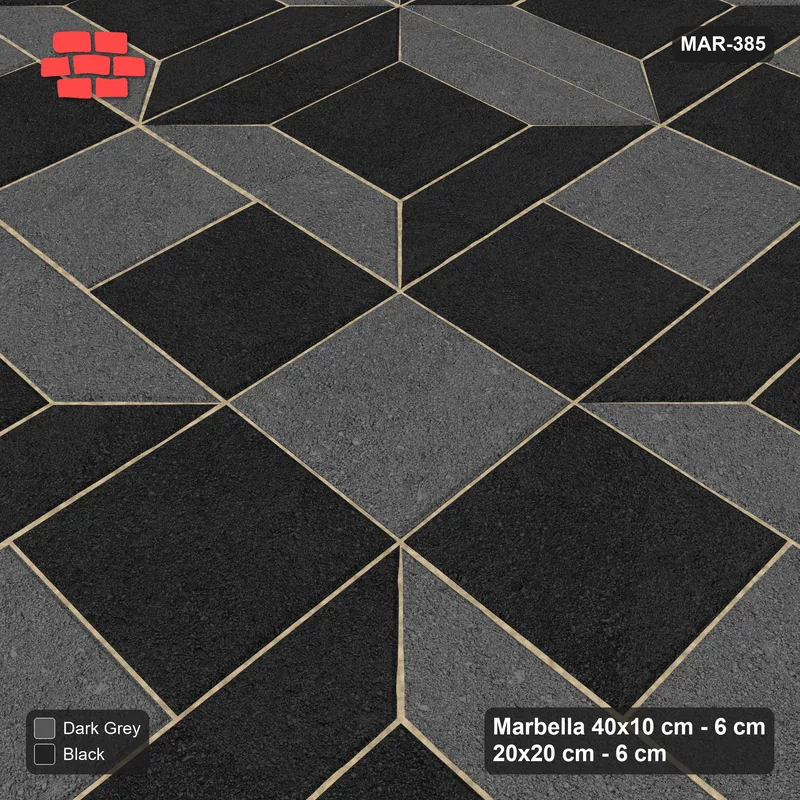 Interlock (Pasco) 40x10 cm · MAR-385 · Bevel Frame Dark Centre - Night Sky with Square Strip · Side view Interlock (Pasco) 40x10 cm · MAR-385 · Bevel Frame Dark Centre - Night Sky with Square Strip · Side view