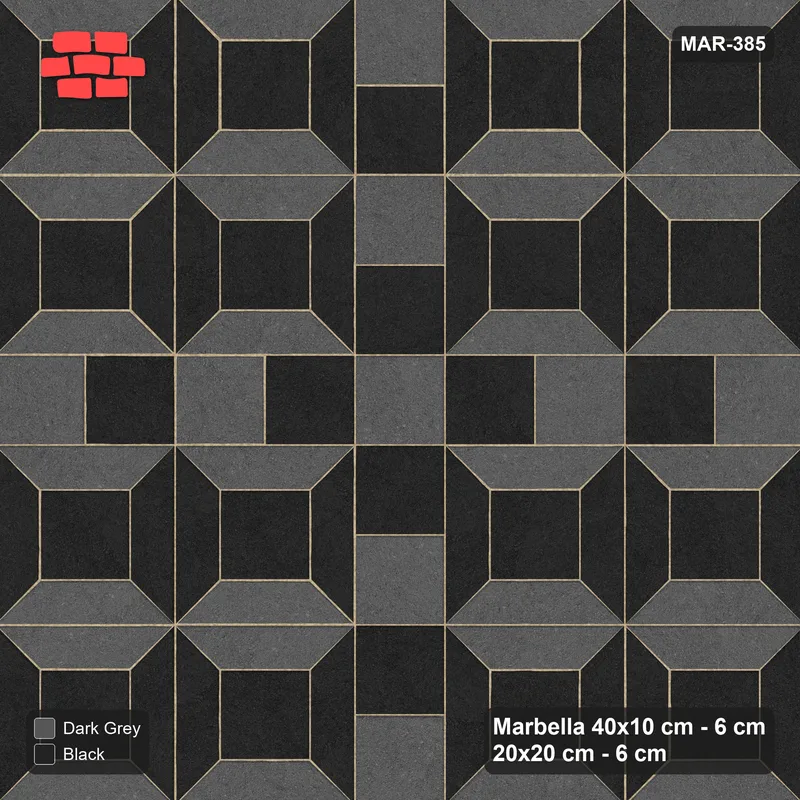 Interlock (Pasco) 40x10 cm · MAR-385 · Bevel Frame Dark Centre - Night Sky with Square Strip · Top view Interlock (Pasco) 40x10 cm · MAR-385 · Bevel Frame Dark Centre - Night Sky with Square Strip · Top view