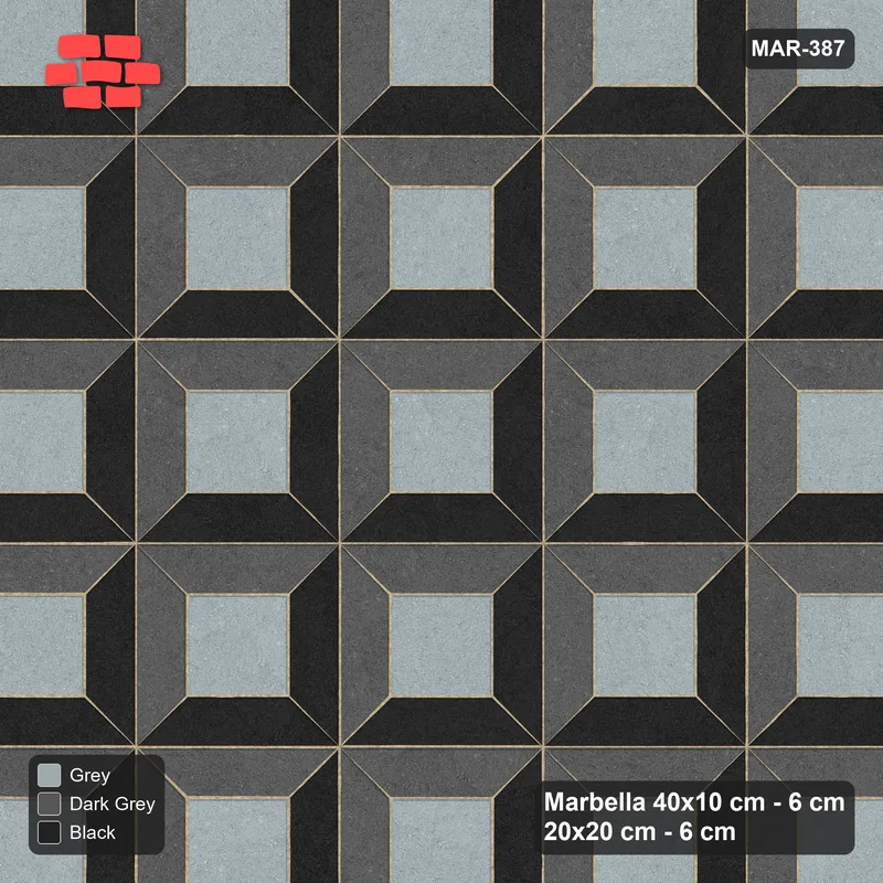Interlock (Pasco) 40x10 cm · MAR-387 · Three-Tone Corner-Lit Frame - Graphite Scale and Kerb Frame (dark grey-black-grey) · Top view Interlock (Pasco) 40x10 cm · MAR-387 · Three-Tone Corner-Lit Frame - Graphite Scale and Kerb Frame (dark grey-black-grey) · Top view