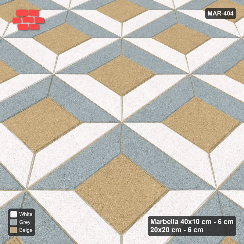 Interlock (Pasco) 40x10 cm · MAR-404 · Three-Tone Corner-Lit Frame - Coastal (grey-white-beige) · Side view Interlock (Pasco) 40x10 cm · MAR-404 · Three-Tone Corner-Lit Frame - Coastal (grey-white-beige) · Side view