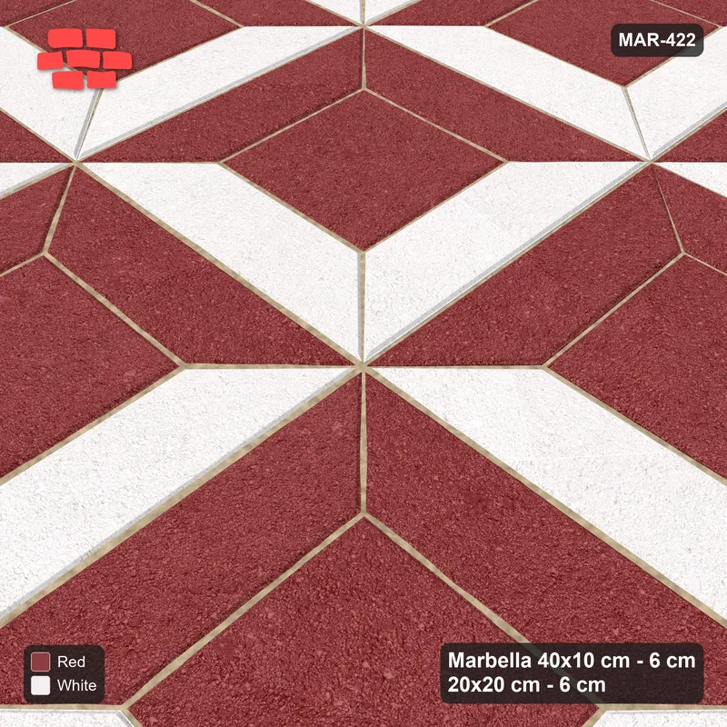 Interlock (Pasco) 40x10 cm · MAR-422 · Corner-Lit Frame - Burgundy & Ivory and Kerb Frame · Side view Interlock (Pasco) 40x10 cm · MAR-422 · Corner-Lit Frame - Burgundy & Ivory and Kerb Frame · Side view