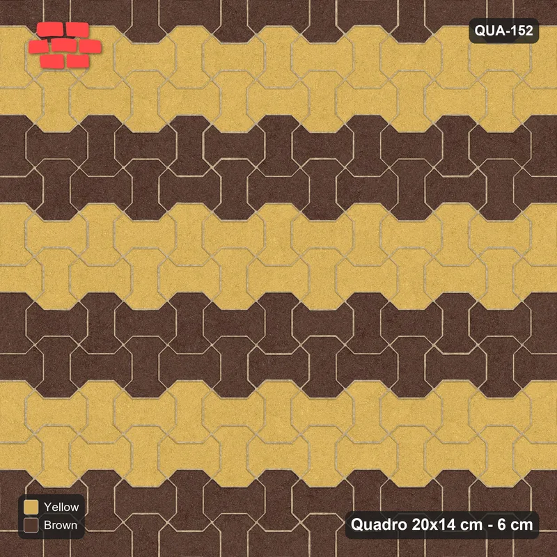 Interlock (Pasco) 20x14 cm · QUA-152 · Quadro one horizontal / one vertical - colour bands across (Harvest), kerb frame (Kerb 30H/20) · Top view Interlock (Pasco) 20x14 cm · QUA-152 · Quadro one horizontal / one vertical - colour bands across (Harvest), kerb frame (Kerb 30H/20) · Top view