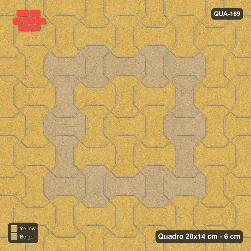 Interlock (Pasco) 20x14 cm · QUA-169 · Quadro one horizontal / one vertical - tonal ring bands (Desert Sun), kerb frame (Kerb 40F) · Top view Interlock (Pasco) 20x14 cm · QUA-169 · Quadro one horizontal / one vertical - tonal ring bands (Desert Sun), kerb frame (Kerb 40F) · Top view
