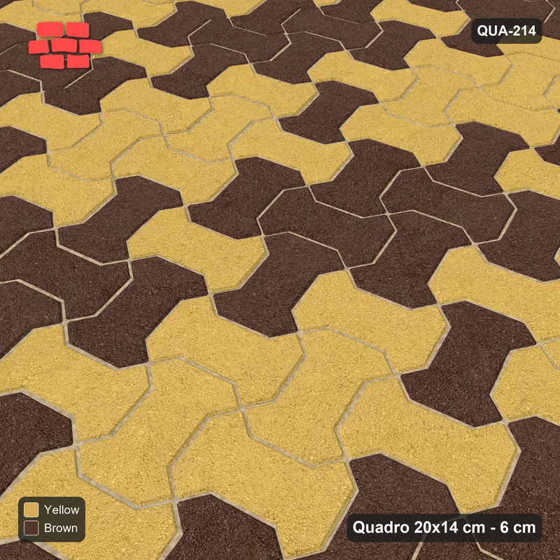 Interlock (Pasco) 20x14 cm · QUA-214 · Quadro one horizontal / one vertical, 15 deg - soft tonal blend (Harvest), edge to edge · Side view Interlock (Pasco) 20x14 cm · QUA-214 · Quadro one horizontal / one vertical, 15 deg - soft tonal blend (Harvest), edge to edge · Side view