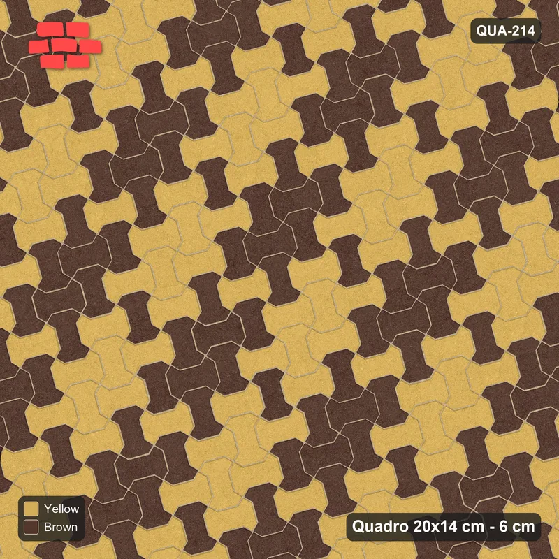 Interlock (Pasco) 20x14 cm · QUA-214 · Quadro one horizontal / one vertical, 15 deg - soft tonal blend (Harvest), edge to edge · Top view Interlock (Pasco) 20x14 cm · QUA-214 · Quadro one horizontal / one vertical, 15 deg - soft tonal blend (Harvest), edge to edge · Top view
