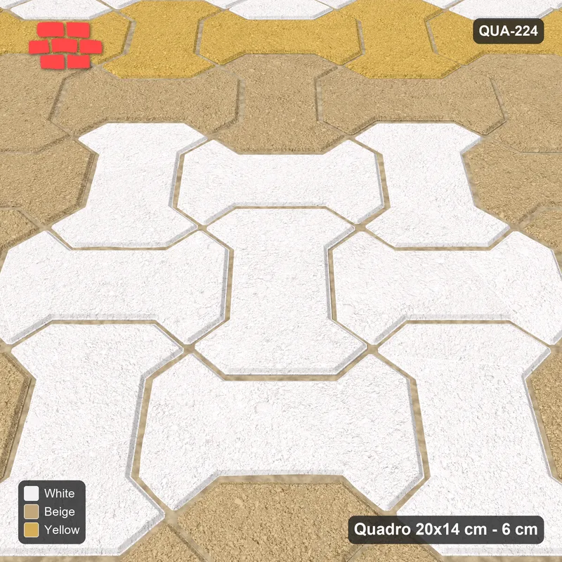 Interlock (Pasco) 20x14 cm · QUA-224 · Quadro one horizontal / one vertical, 45 deg - tonal ring bands (Golden Sand), kerb frame (Kerb 42H) · Side view Interlock (Pasco) 20x14 cm · QUA-224 · Quadro one horizontal / one vertical, 45 deg - tonal ring bands (Golden Sand), kerb frame (Kerb 42H) · Side view