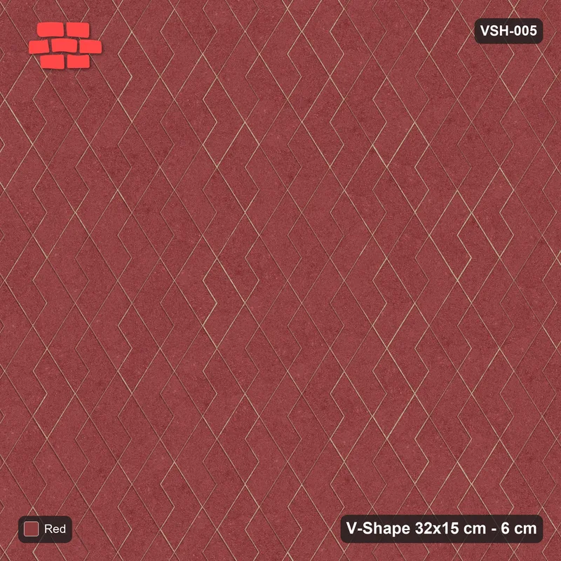 Interlock (Pasco) 32x15 cm · VSH-005 · Turned zigzag rows, solid tone, kerb · Top view Interlock (Pasco) 32x15 cm · VSH-005 · Turned zigzag rows, solid tone, kerb · Top view