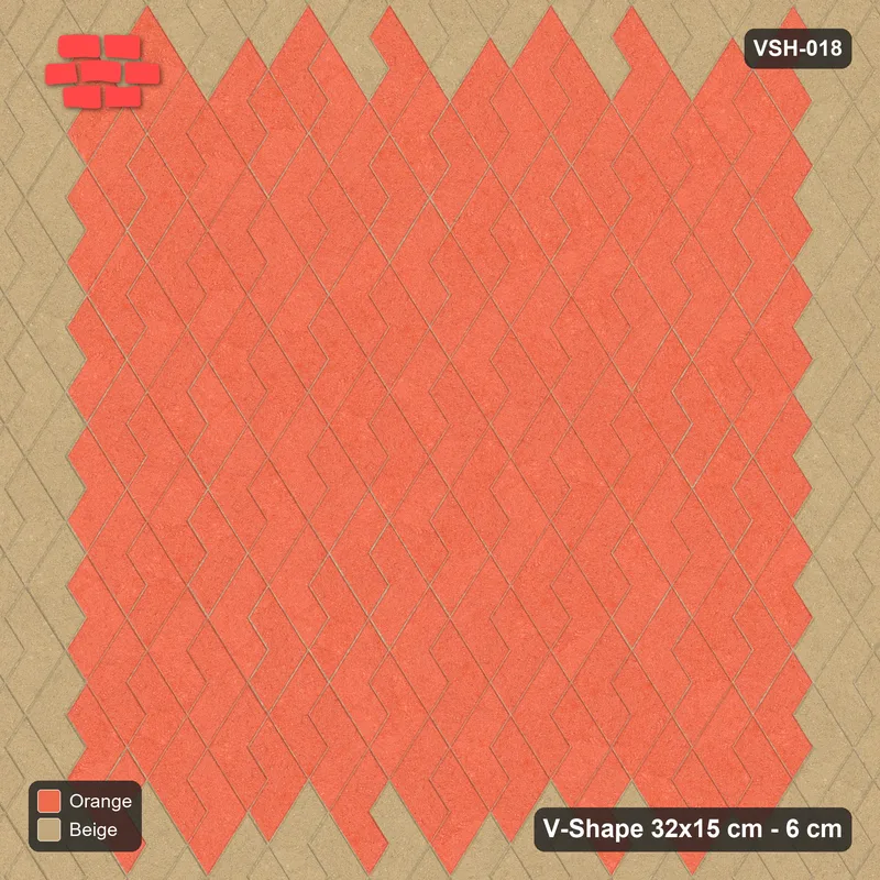 Interlock (Pasco) 32x15 cm · VSH-018 · Turned zigzag rows, accent edge course · Top view Interlock (Pasco) 32x15 cm · VSH-018 · Turned zigzag rows, accent edge course · Top view
