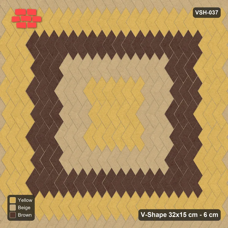 Interlock (Pasco) 32x15 cm · VSH-037 · Turned chevron columns, square rings 30 cm · Top view Interlock (Pasco) 32x15 cm · VSH-037 · Turned chevron columns, square rings 30 cm · Top view