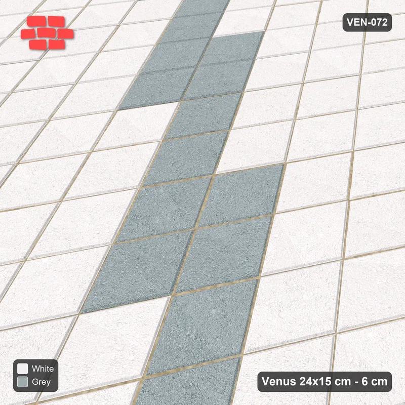 Interlock (Pasco) 24x15 cm · VEN-072 · Diagonal feature band, 20 cm, turned 90 deg · Side view Interlock (Pasco) 24x15 cm · VEN-072 · Diagonal feature band, 20 cm, turned 90 deg · Side view
