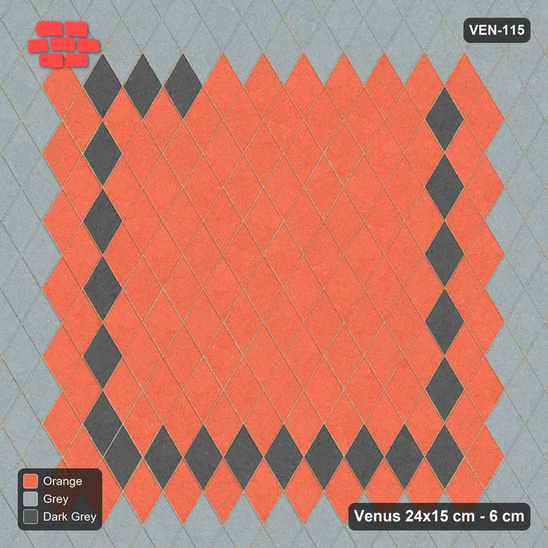 Interlock (Pasco) 24x15 cm · VEN-115 · Double frame border, 20/12/8 cm, turned 90 deg · Top view Interlock (Pasco) 24x15 cm · VEN-115 · Double frame border, 20/12/8 cm, turned 90 deg · Top view