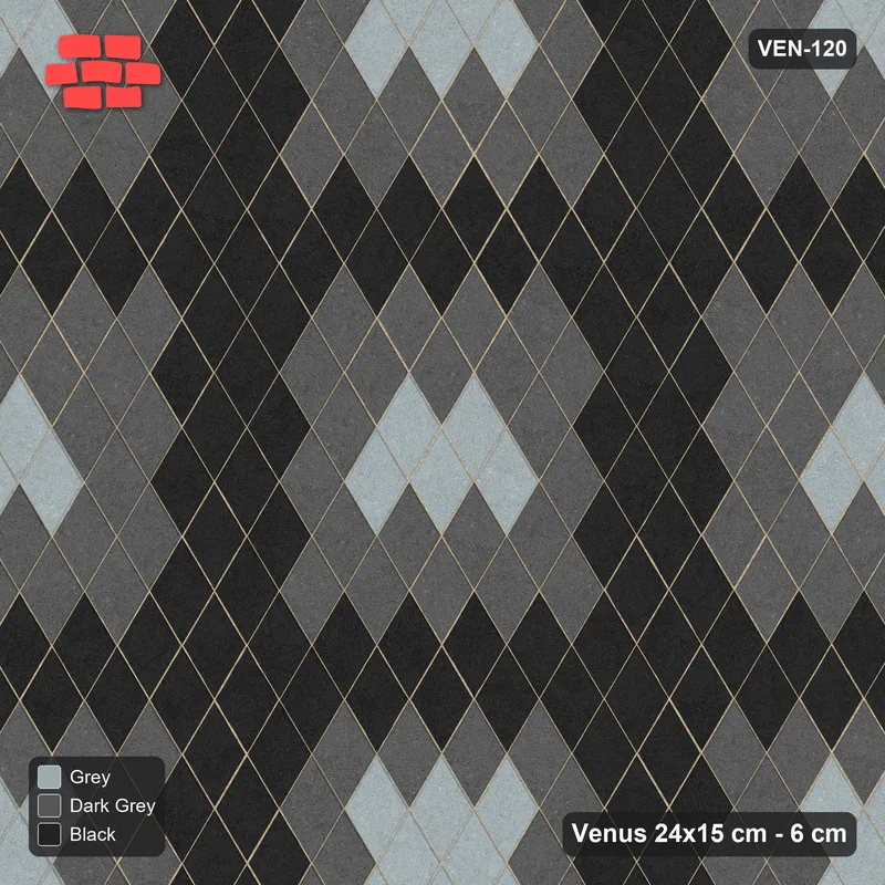 Interlock (Pasco) 24x15 cm · VEN-120 · Square medallion field, 96 cm repeat, turned 90 deg, kerb frame · Top view Interlock (Pasco) 24x15 cm · VEN-120 · Square medallion field, 96 cm repeat, turned 90 deg, kerb frame · Top view