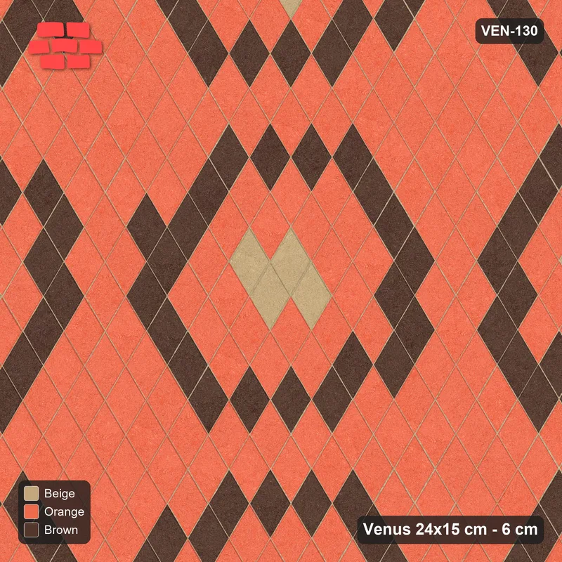 Interlock (Pasco) 24x15 cm · VEN-130 · Ringed octagon medallions, 120 cm repeat, turned 90 deg · Top view Interlock (Pasco) 24x15 cm · VEN-130 · Ringed octagon medallions, 120 cm repeat, turned 90 deg · Top view