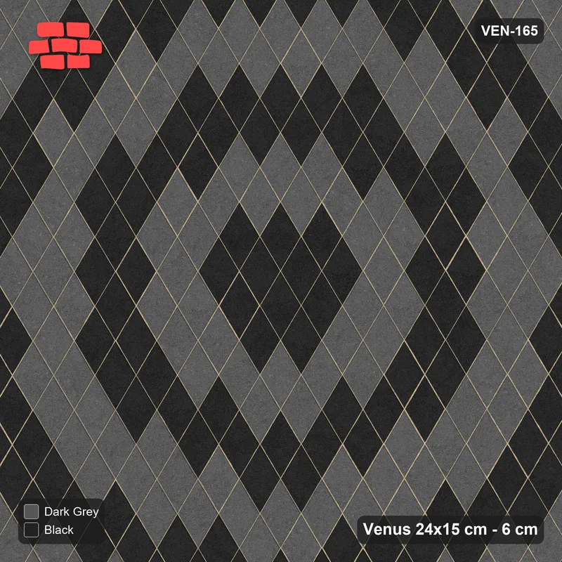 Interlock (Pasco) 24x15 cm · VEN-165 · Concentric round rings, 24 cm, turned 90 deg, kerb frame · Top view Interlock (Pasco) 24x15 cm · VEN-165 · Concentric round rings, 24 cm, turned 90 deg, kerb frame · Top view