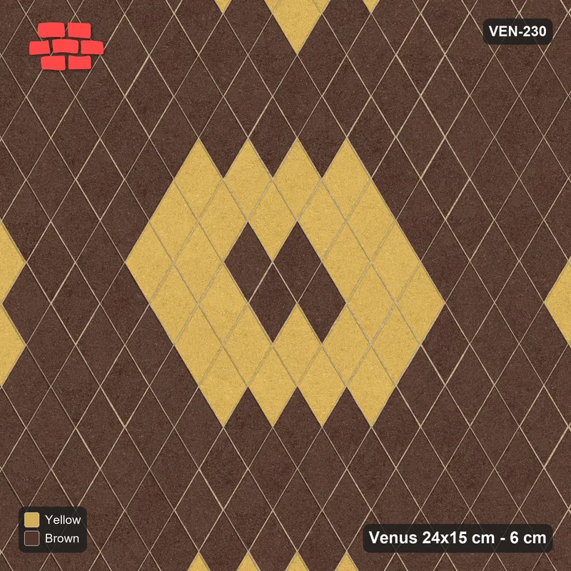 Interlock (Pasco) 24x15 cm · VEN-230 · Round medallion field, 120 cm repeat, turned 90 deg, kerb frame · Top view Interlock (Pasco) 24x15 cm · VEN-230 · Round medallion field, 120 cm repeat, turned 90 deg, kerb frame · Top view