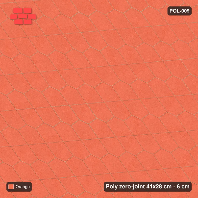 Interlock (Pasco) 41x28 cm · POL-009 · Interlocking Pairs, Solid field, 120 deg turn · Top view Interlock (Pasco) 41x28 cm · POL-009 · Interlocking Pairs, Solid field, 120 deg turn · Top view