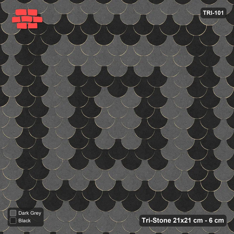 Interlock (Pasco) 21x21 cm · TRI-101 · Concentric square rings, turned 180 deg - Night Sky · Top view Interlock (Pasco) 21x21 cm · TRI-101 · Concentric square rings, turned 180 deg - Night Sky · Top view