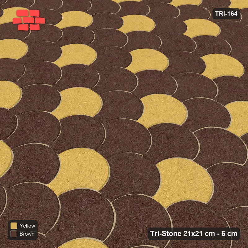 Interlock (Pasco) 21x21 cm · TRI-164 · Dotted scales, fine - Harvest · Side view Interlock (Pasco) 21x21 cm · TRI-164 · Dotted scales, fine - Harvest · Side view