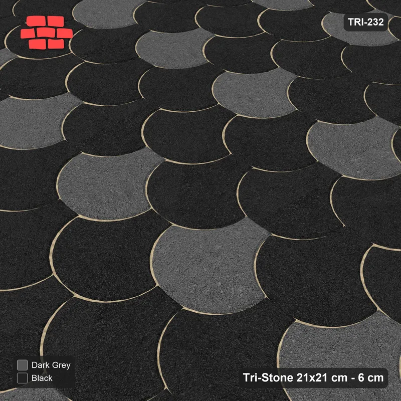 Interlock (Pasco) 21x21 cm · TRI-232 · Accent row every fourth, turned 180 deg - Night Sky · Side view Interlock (Pasco) 21x21 cm · TRI-232 · Accent row every fourth, turned 180 deg - Night Sky · Side view