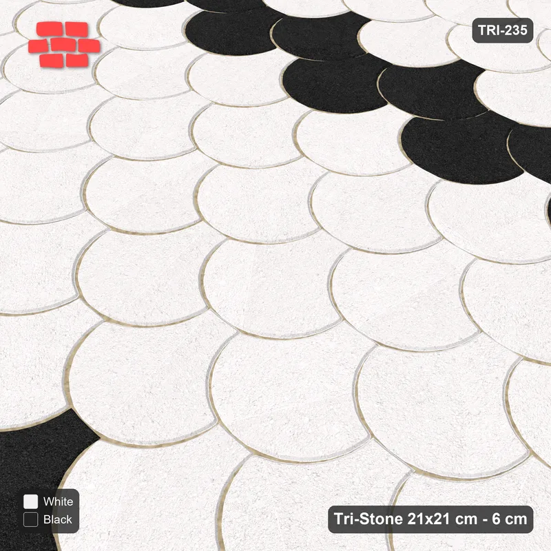 Interlock (Pasco) 21x21 cm · TRI-235 · Twin feature bands, turned 180 deg - Contrast · Side view Interlock (Pasco) 21x21 cm · TRI-235 · Twin feature bands, turned 180 deg - Contrast · Side view