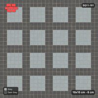 Interlock (Pasco) 10x10 cm · SQ11-101 · Plaza Grid Every 3 Cells