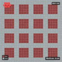 Interlock (Pasco) 10x10 cm · SQ11-103 · Plaza Grid Every 3 Cells