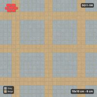Interlock (Pasco) 10x10 cm · SQ11-106 · Plaza Grid Every 4 Cells