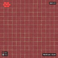 Interlock (Pasco) 10x10 cm · SQ11-11 · Stack Bond - Soldier Frame