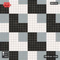 Interlock (Pasco) 10x10 cm · SQ11-161 · Quadrant Medallion Tiles