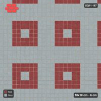 Interlock (Pasco) 10x10 cm · SQ11-167 · Square Medallion Tiles