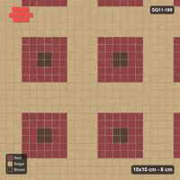 Interlock (Pasco) 10x10 cm · SQ11-169 · Nested Square Medallion Tiles