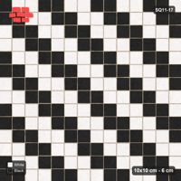 Interlock (Pasco) 10x10 cm · SQ11-17 · Diagonal Stripe Mosaic
