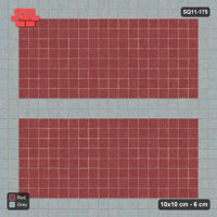 Interlock (Pasco) 10x10 cm · SQ11-175 · 20 cm Border with Centre Band Field