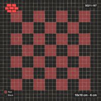 Interlock (Pasco) 10x10 cm · SQ11-187 · 30 cm Border with Checker Field