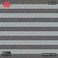 Interlock (Pasco) 10x10 cm · SQ11-197 · Running Bond Alternate Courses