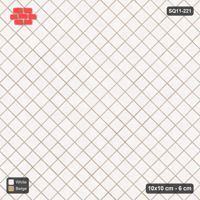 Interlock (Pasco) 10x10 cm · SQ11-221 · Diagonal Stack in Kerb Frame