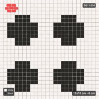 Interlock (Pasco) 10x10 cm · SQ11-234 · Stepped Cross Motif Field
