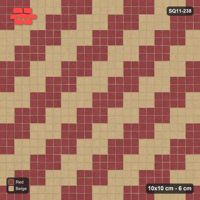 Interlock (Pasco) 10x10 cm · SQ11-238 · Diagonal Stripe Bands