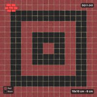 Interlock (Pasco) 10x10 cm · SQ11-243 · Rings in Kerb Frame