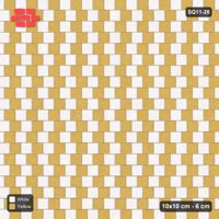 Interlock (Pasco) 10x10 cm · SQ11-28 · Running Bond - Zigzag Checker