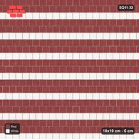 Interlock (Pasco) 10x10 cm · SQ11-32 · Running Bond - Ivory Courses