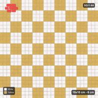 Interlock (Pasco) 10x10 cm · SQ11-64 · Three-Unit Checkerboard