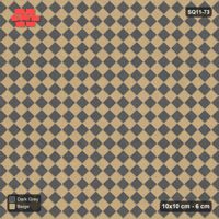 Interlock (Pasco) 10x10 cm · SQ11-73 · Fine Diagonal Checkerboard