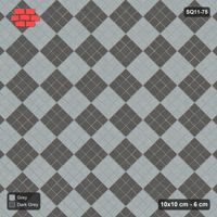 Interlock (Pasco) 10x10 cm · SQ11-75 · Large Diagonal Checker