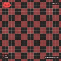 Interlock (Pasco) 10x10 cm · SQ11-76 · Checkerboard in Kerb Frame