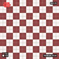 Interlock (Pasco) 10x10 cm · SQ11-78 · Checkerboard in Kerb Frame